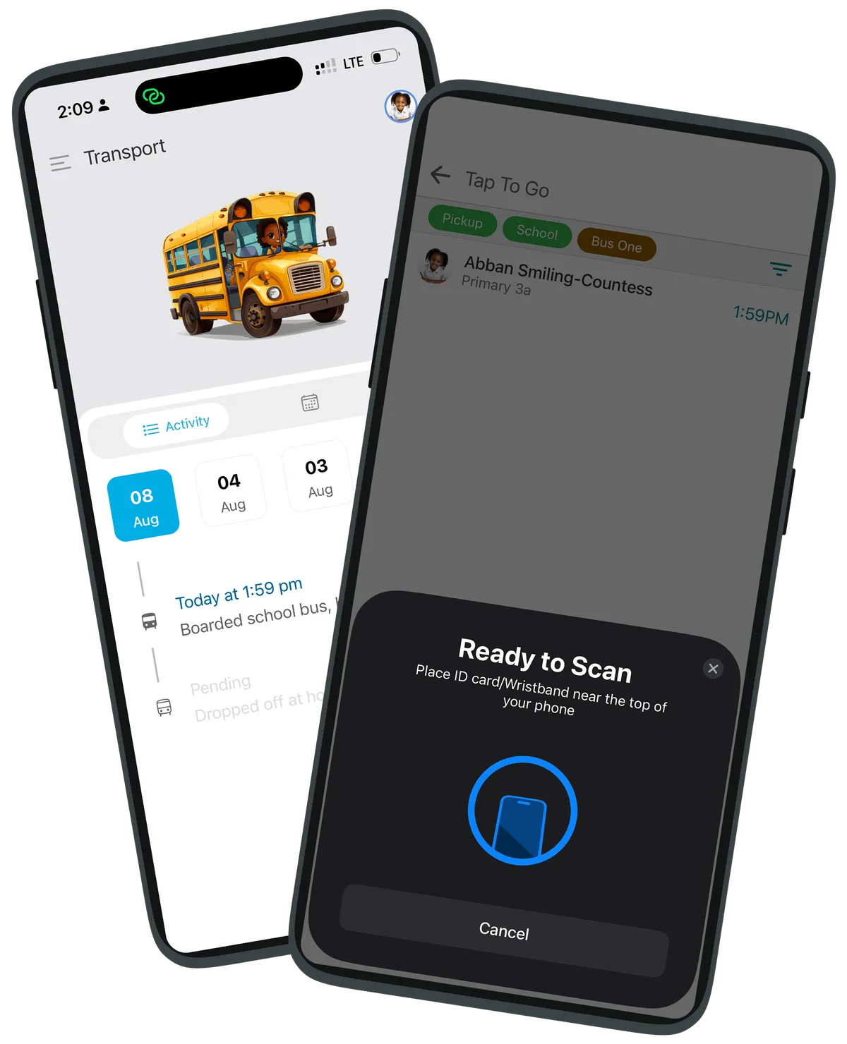 Cashless canteen and school bus payments with SchoolDesk